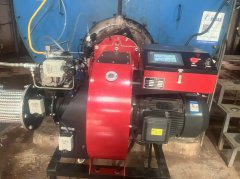 河南3臺一噸油氣兩用點(diǎn)火完成