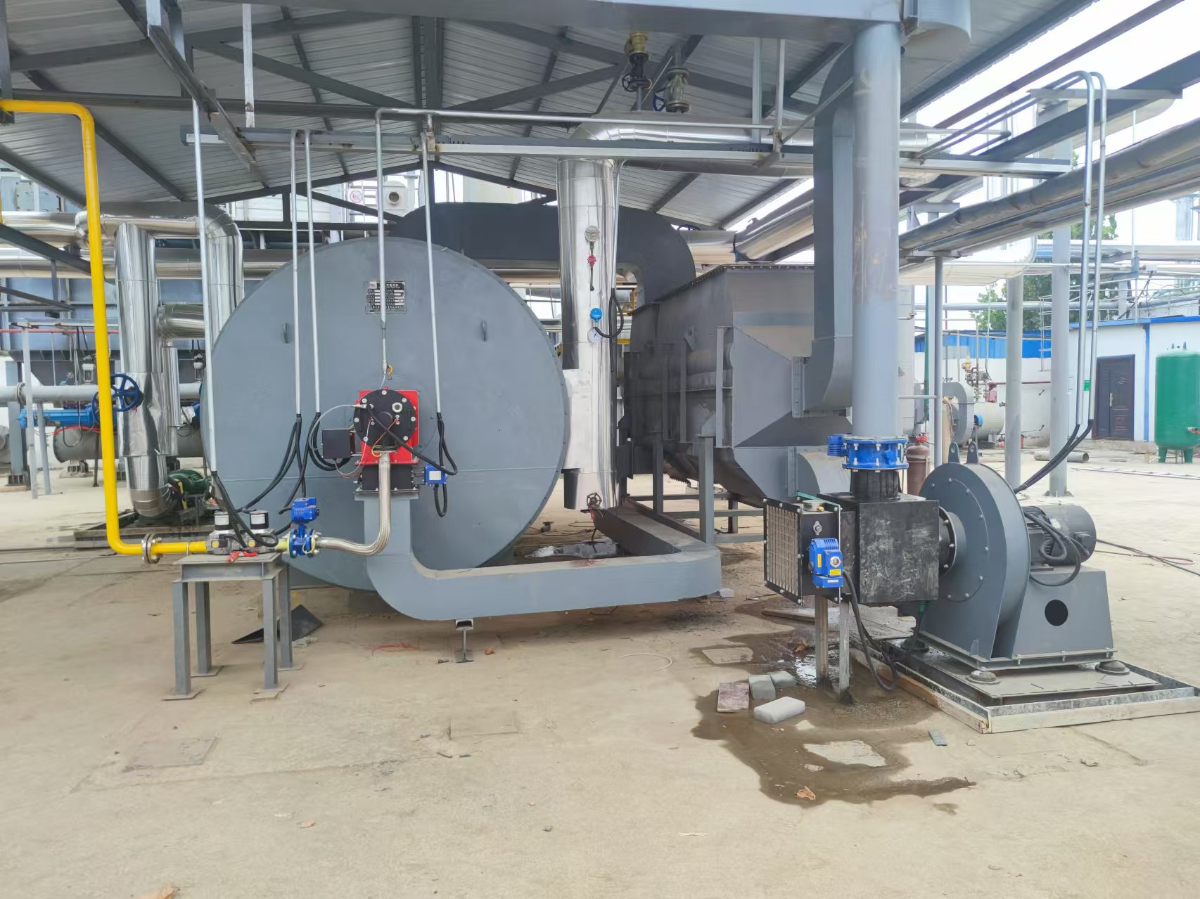 2024年10月17號河南濮陽趙欣環(huán)現(xiàn)場，3噸低氮調(diào)試